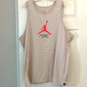 Nike 3X Tan Air Jordan Flight tanktop